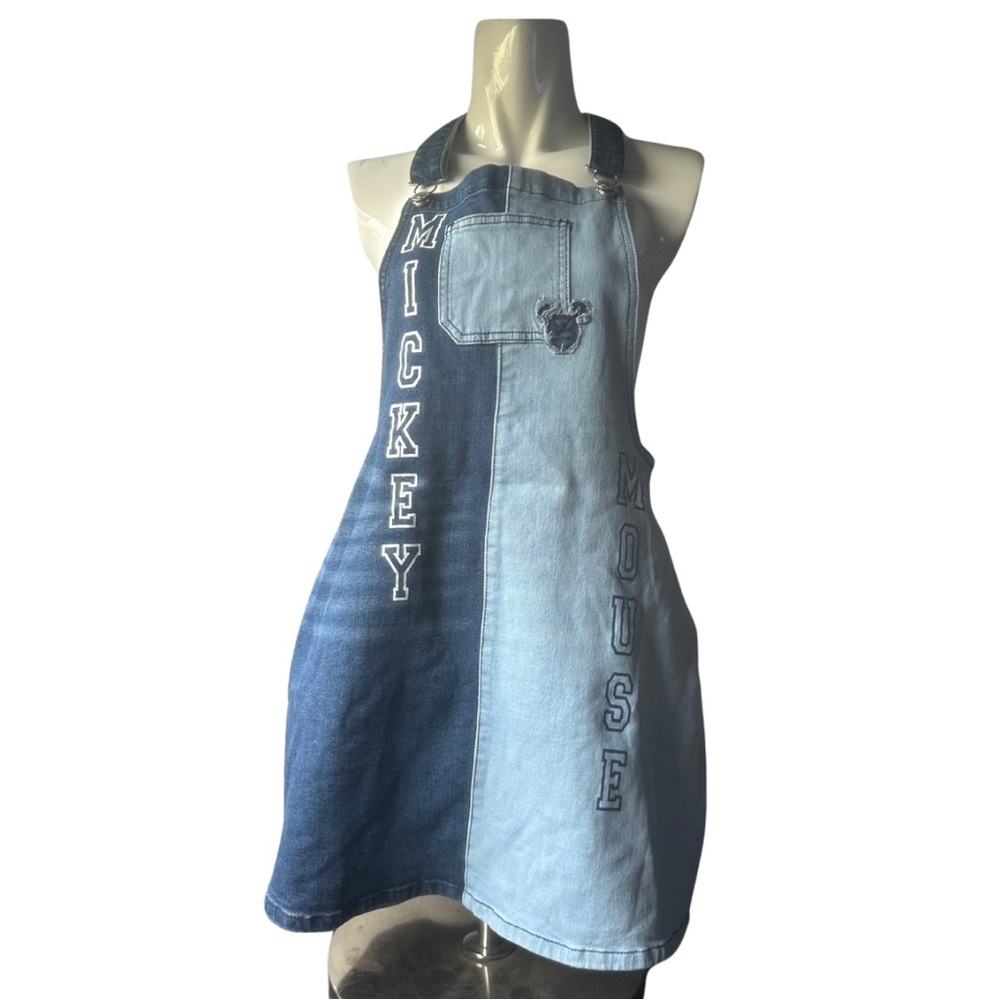 Mickey Mouse Denim Overall Dress